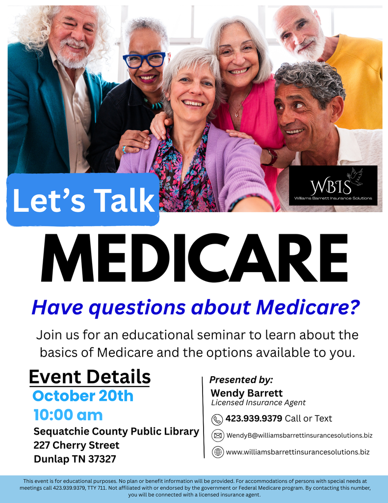 Let\'s Talk Medicare - Tuesday, October 20 at 10AM